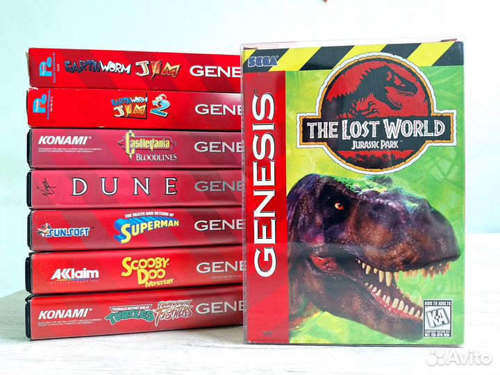 100 картриджей Sega Genesis (Mega Drive)