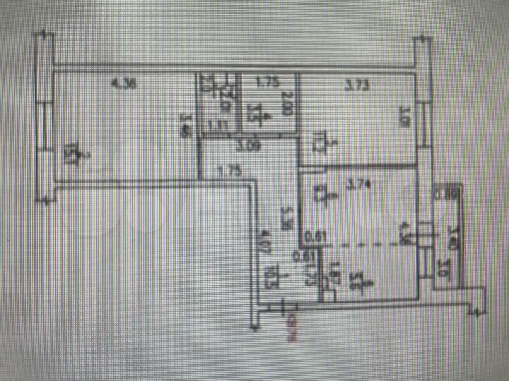 2-к. квартира, 58,7 м², 4/8 эт.