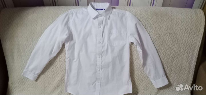 Школьные рубашки, жилетки р. 140-152