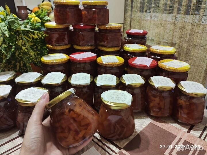 Банка варенья из Айвы 500мл