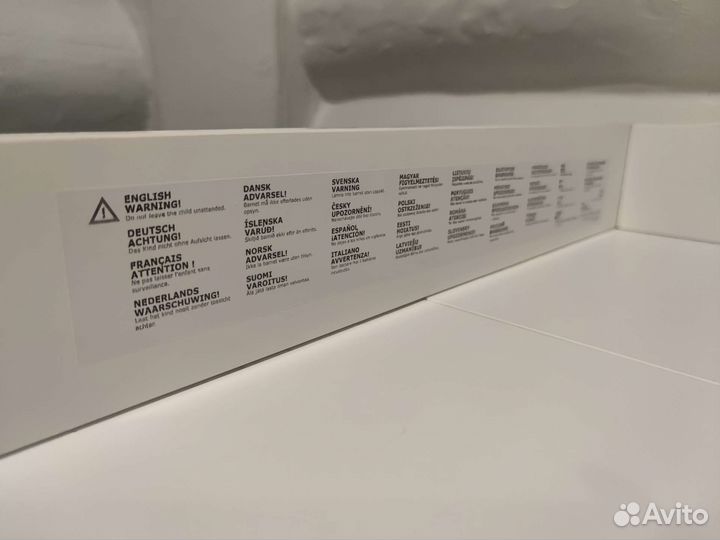 Пеленальный столик икеа смогёра, белый