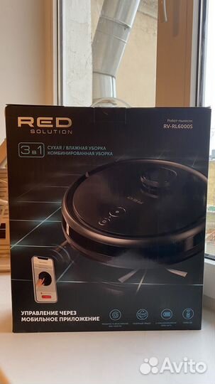 Робот-пылесос RED solution RV-RL6000S черный