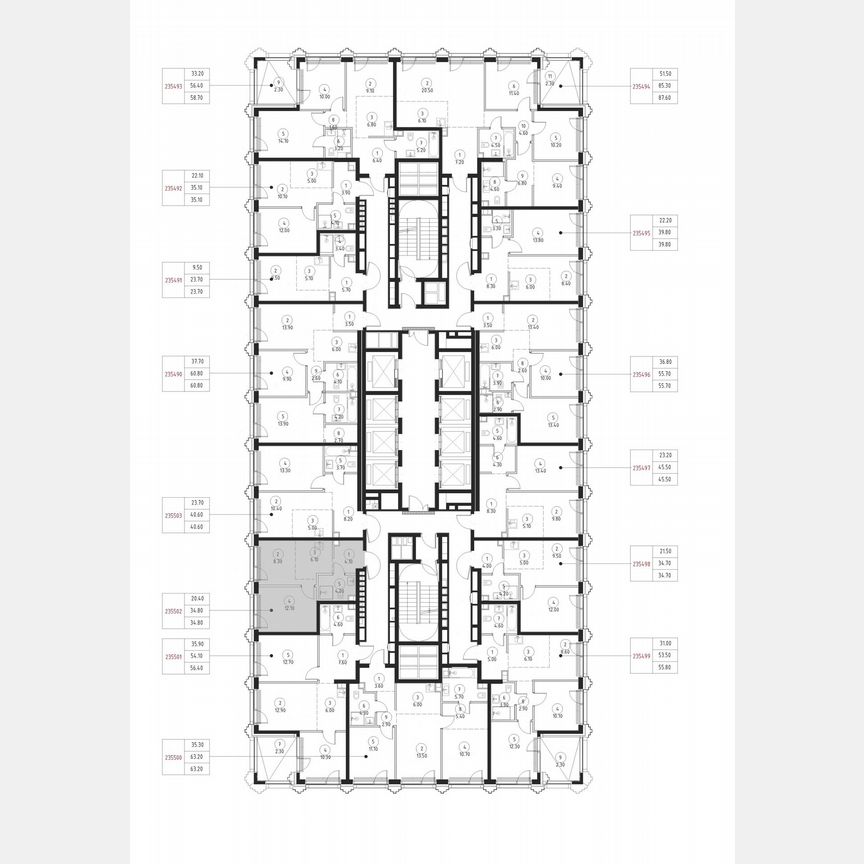1-к. квартира, 34,8 м², 35/59 эт.