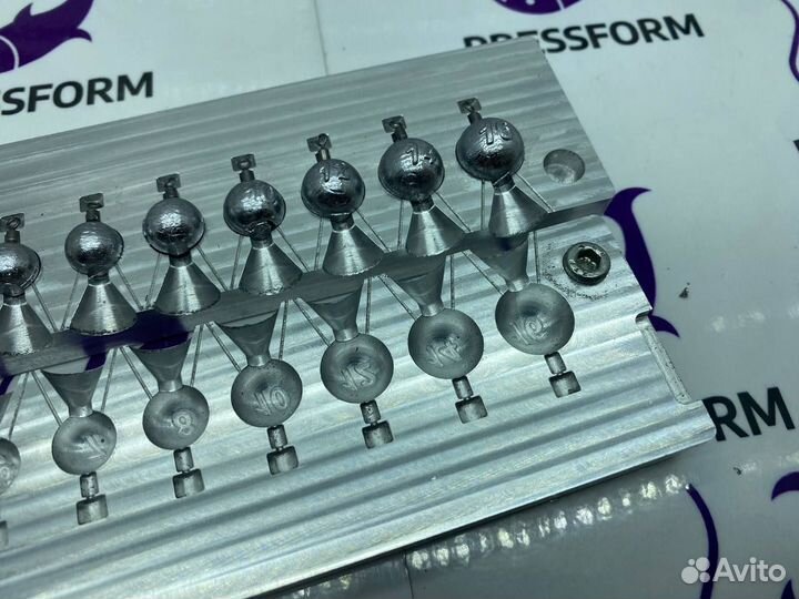 Форма для грузил (Смородина с вертлюгом, 3-16)