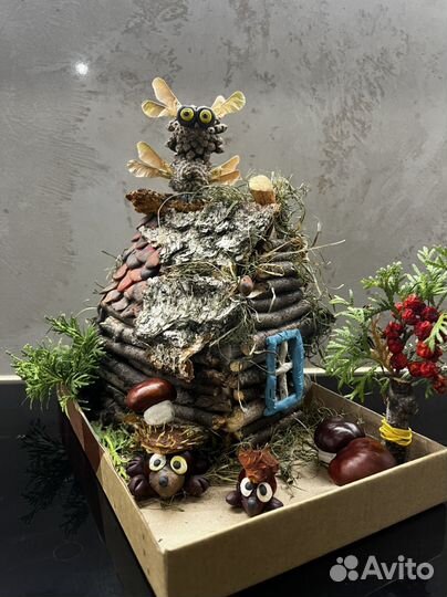 Осенняя поделка из природных материалов