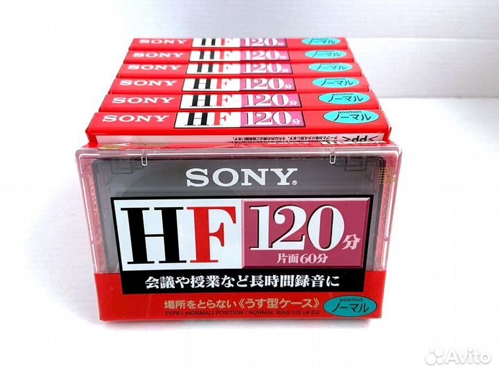Аудиокассеты кассеты Sony HF 120 - 2001 г