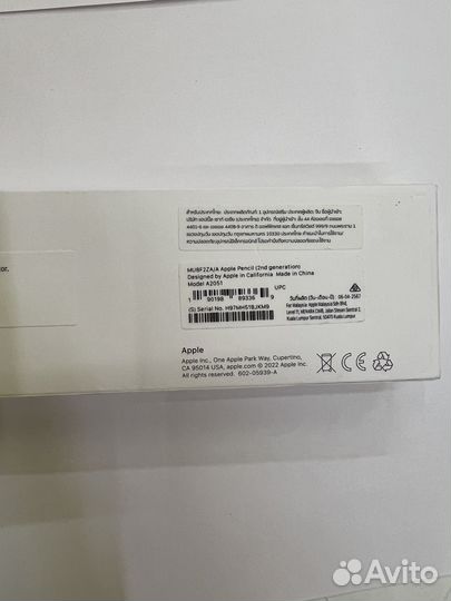 Стилус apple pencil 2