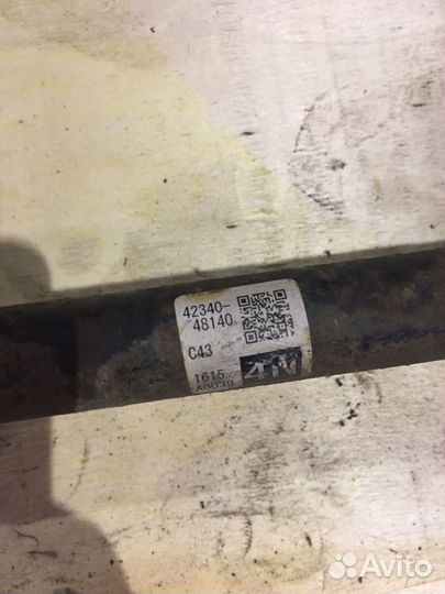 Полуось (привод) задний правый Lexus RX450h