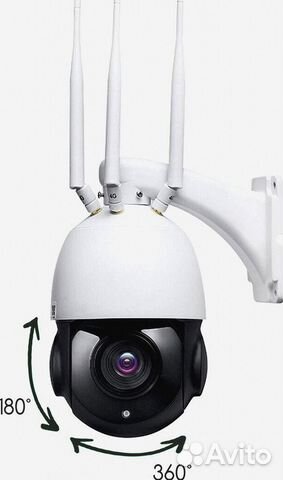 Видеонаблюдение. Поворотная камера с модулем 4G