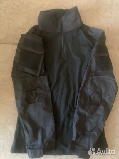 Форма тактическая черная (брюки, боевая рубаха)