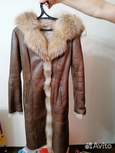 Дубленка натуральная женская 44 46
