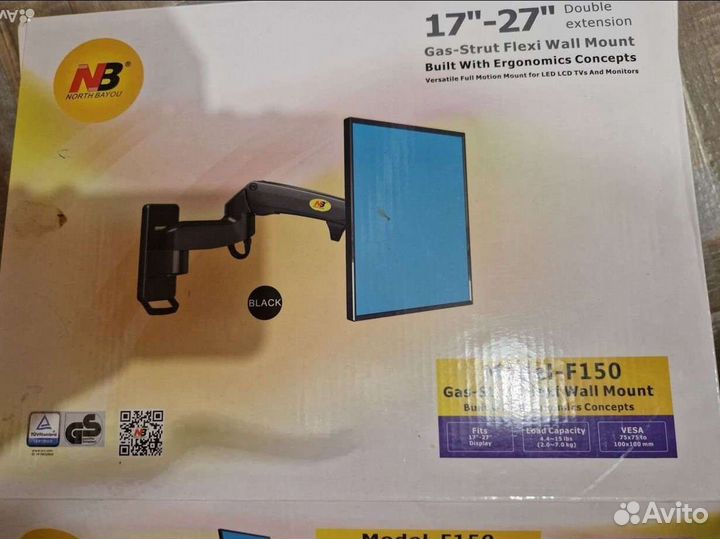 Кронштейн крепление для телевизора NB f150 от 17