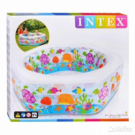 Надувной бассейн intex 56493