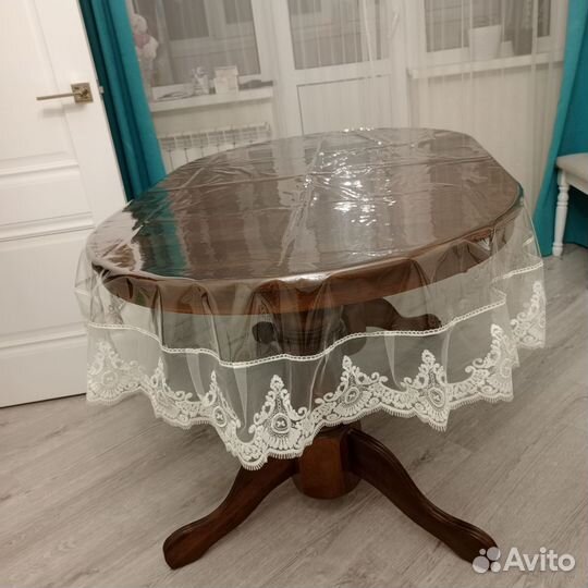 Скатерть силиконовая с кружевом