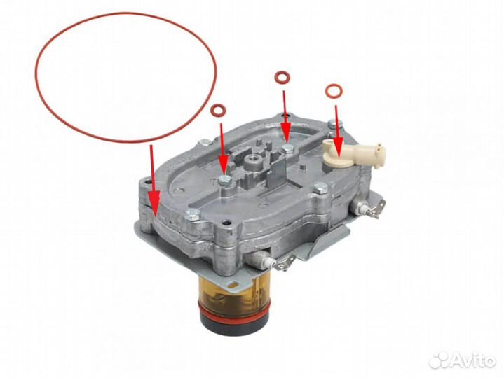 Ремкомплект термоблока кофемашины delonghi EAM