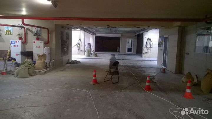 Полимерные полы для автомойки