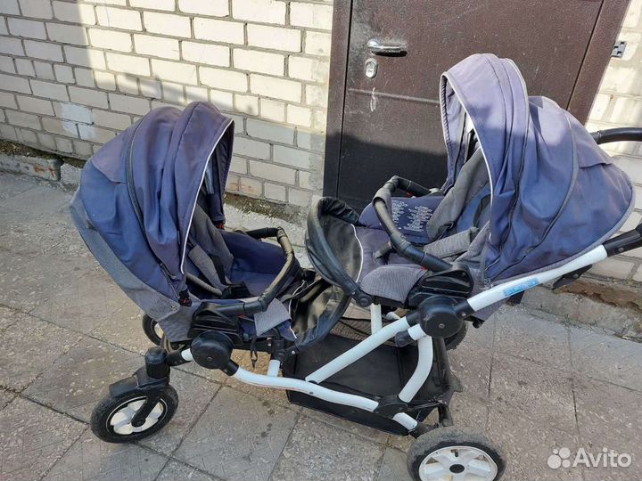Коляска для двойни 2 в 1