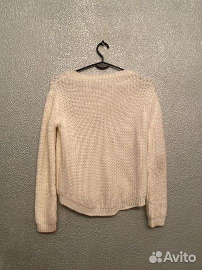 Белый свитер 10-12 лет 146см