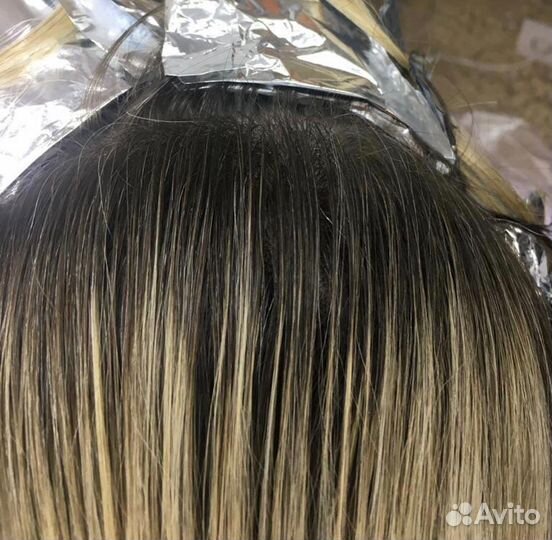 Мелирование, окрашивание, оформление бровей, проко