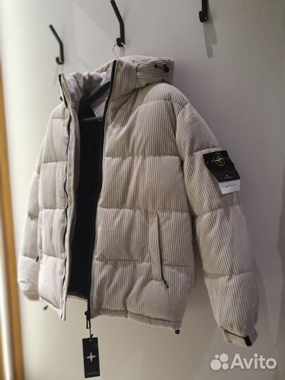 Куртка зимняя Stone island, вельветовая