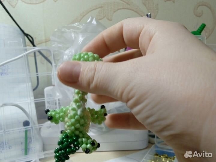 Амигуруми из бисера дракон