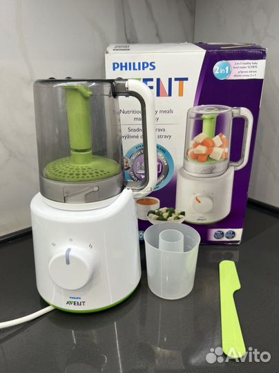 Пароварка блендер philips avent 2 в 1