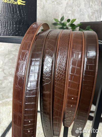 Ремень из кожи крокодила