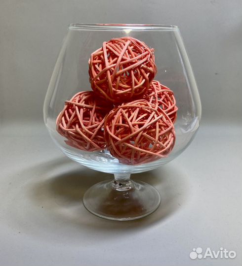 Ваза-бокал из стекла