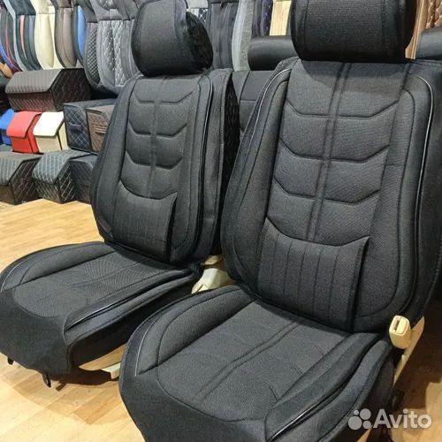 Комплект авто чехлы из Алькантары
