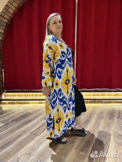 Узбекский чапан. Халат накидка. Абайя