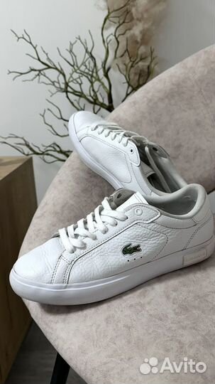 Кеды белые lacoste