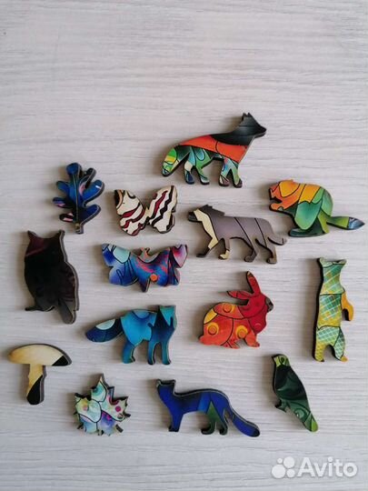 Деревянные пазлы