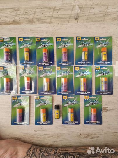 Краски tamiya и звезда для моделей