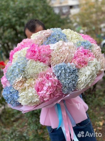 Гортензия цветы букет