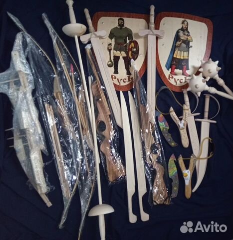 Деревянное оружие для активного отдыха