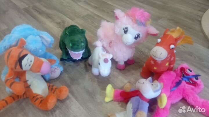 Мягкие игрушки простые и поющие