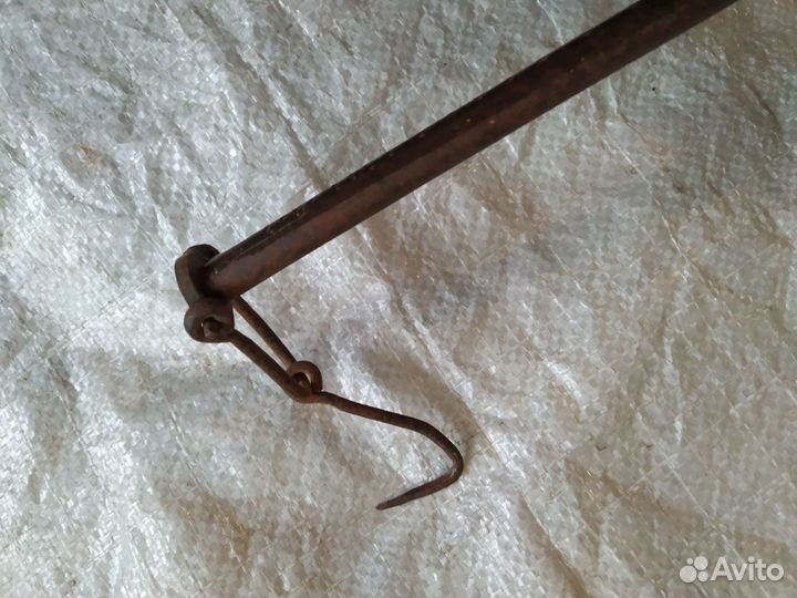 Антикварные Весы Кованный фунтовый безмен