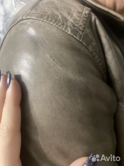 Кожаная куртка Trapper