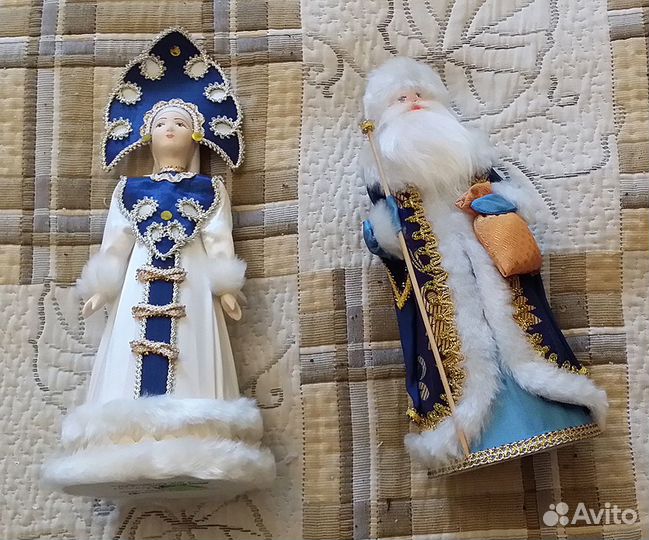 Дед мороз и снегурочка под елку