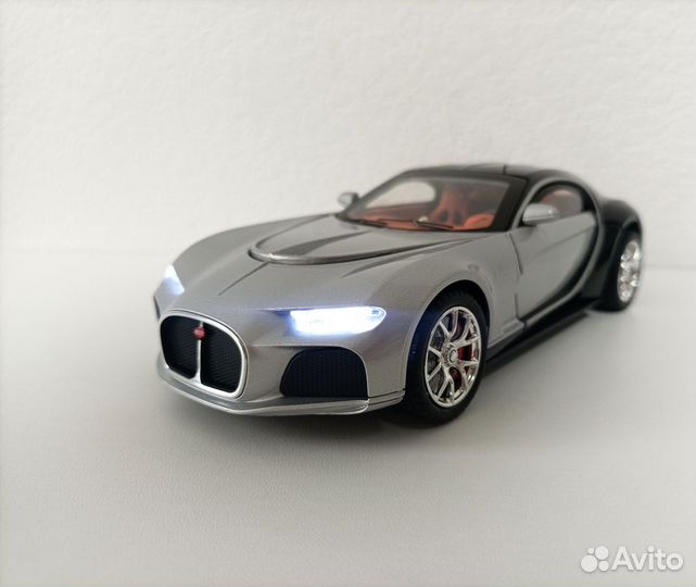 Металлическая машинка Bugatti