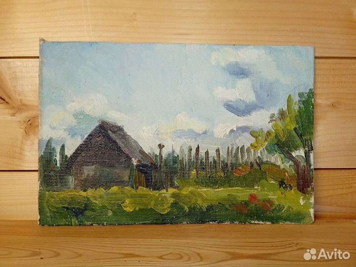 Картина маслом на холсте 1978г