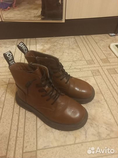 Ботинки детские кожаные 33