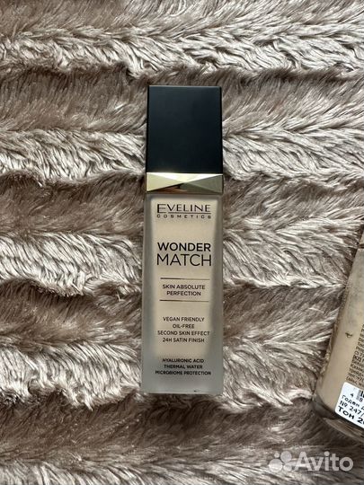 Тональный крем 2 шт, пудра