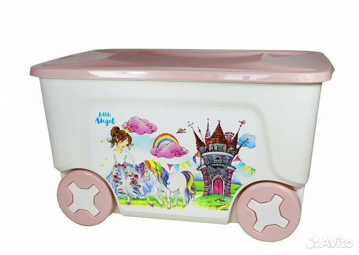 Ящик для игрушек на колесах