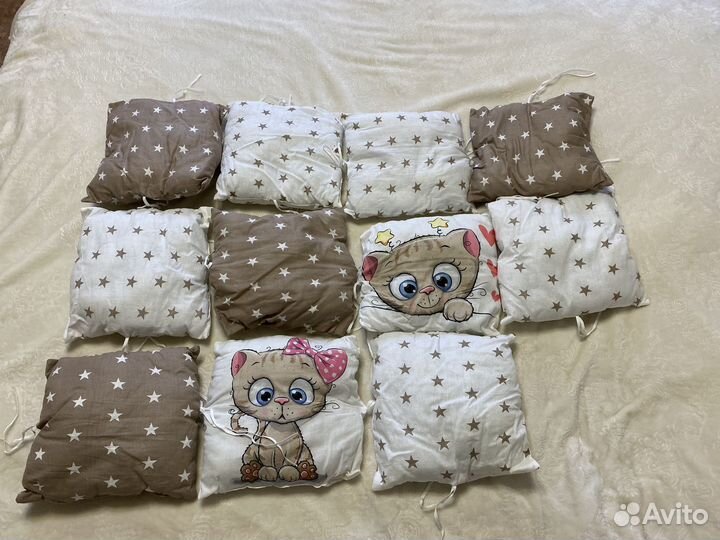 Бортики в кроватку для новорожденноего