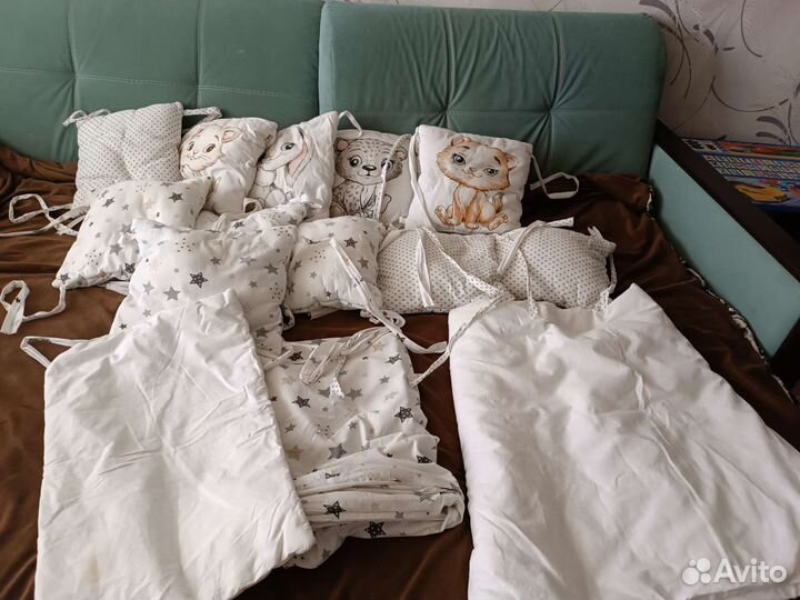Подушечки в кроватку