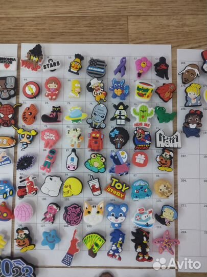 Джиббитсы для crocs jibbitz набор, новые