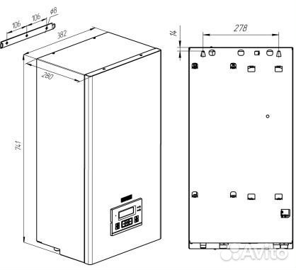 Электрический котел эван expert plus -27