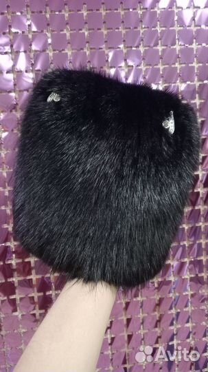 Шапка норковая женская