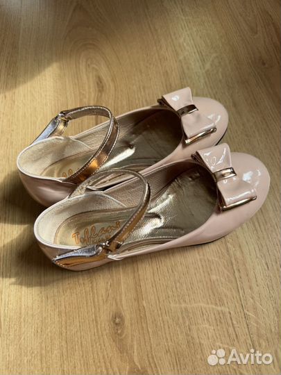 Туфли кожаные детские для девочки